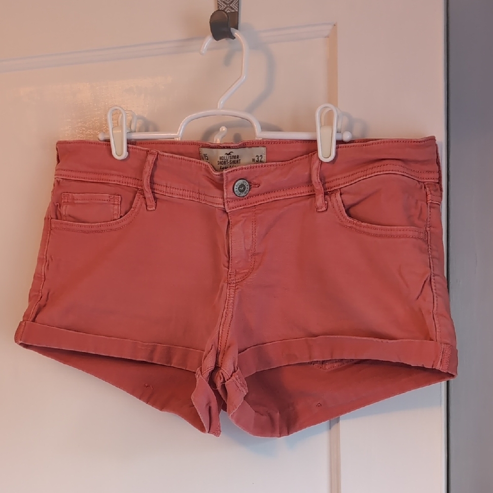 Hollister Women's Pink Jean Shorts
